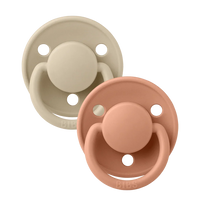 De Lux 2 PACK - Vanilla/Peach - BIBS