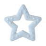 Baby Bitie Star - Baby Blue - BIBS