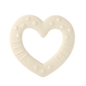 Baby Bitie Heart - Ivory - BIBS
