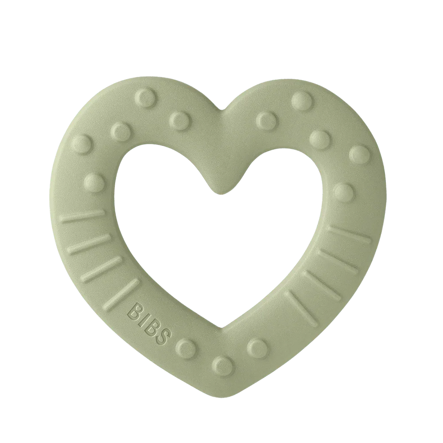 Baby Bidering Hjerte - Sage
