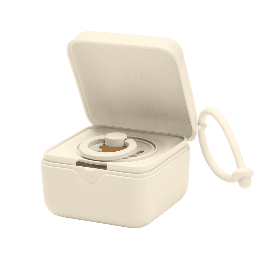 Porta Chupetas STUDIO às Bolinhas - Ivory/Black