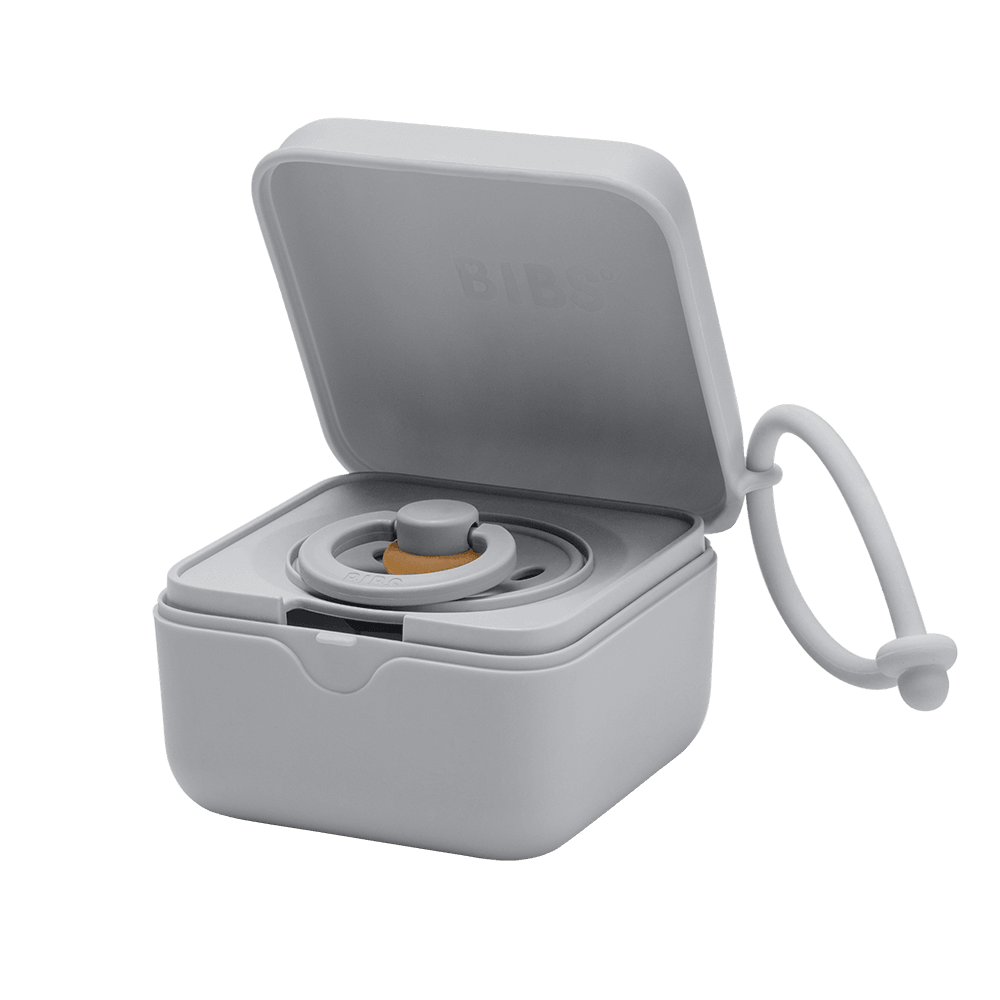sterilisierte schnuller aufbewahren BIBS Schnullerbox - Cloud