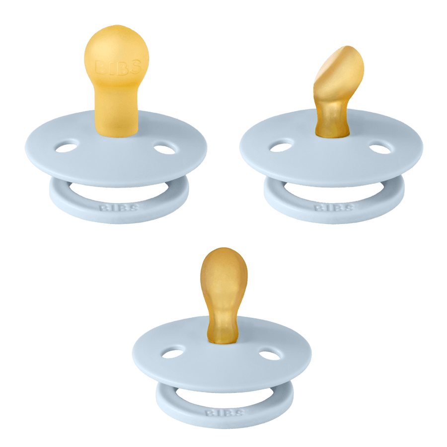 New Baby Smoczki Zestaw Startowy 3 szt. - Baby Blue