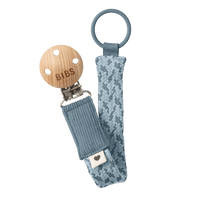 Pacifier Clip - Petrol/Baby Blue - BIBS