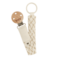 Pacifier Clip - Ivory/Vanilla - BIBS