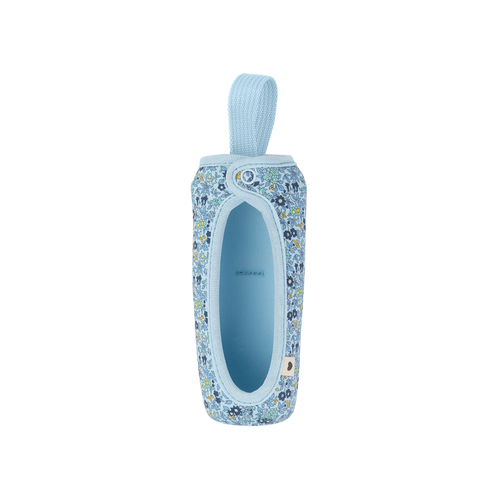 BIBS x LIBERTY Baby Bottle Sleeve Large - Chamomile Lawn Baby Blue
