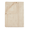 Knitted Blanket Pointelle - Ivory - BIBS