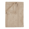 Knitted Blanket Pointelle - Vanilla - BIBS