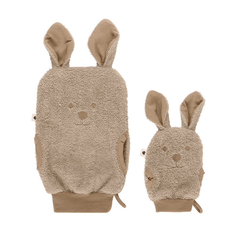 Baby Bamboo Sponge Poncho Bear - Cream main image 1