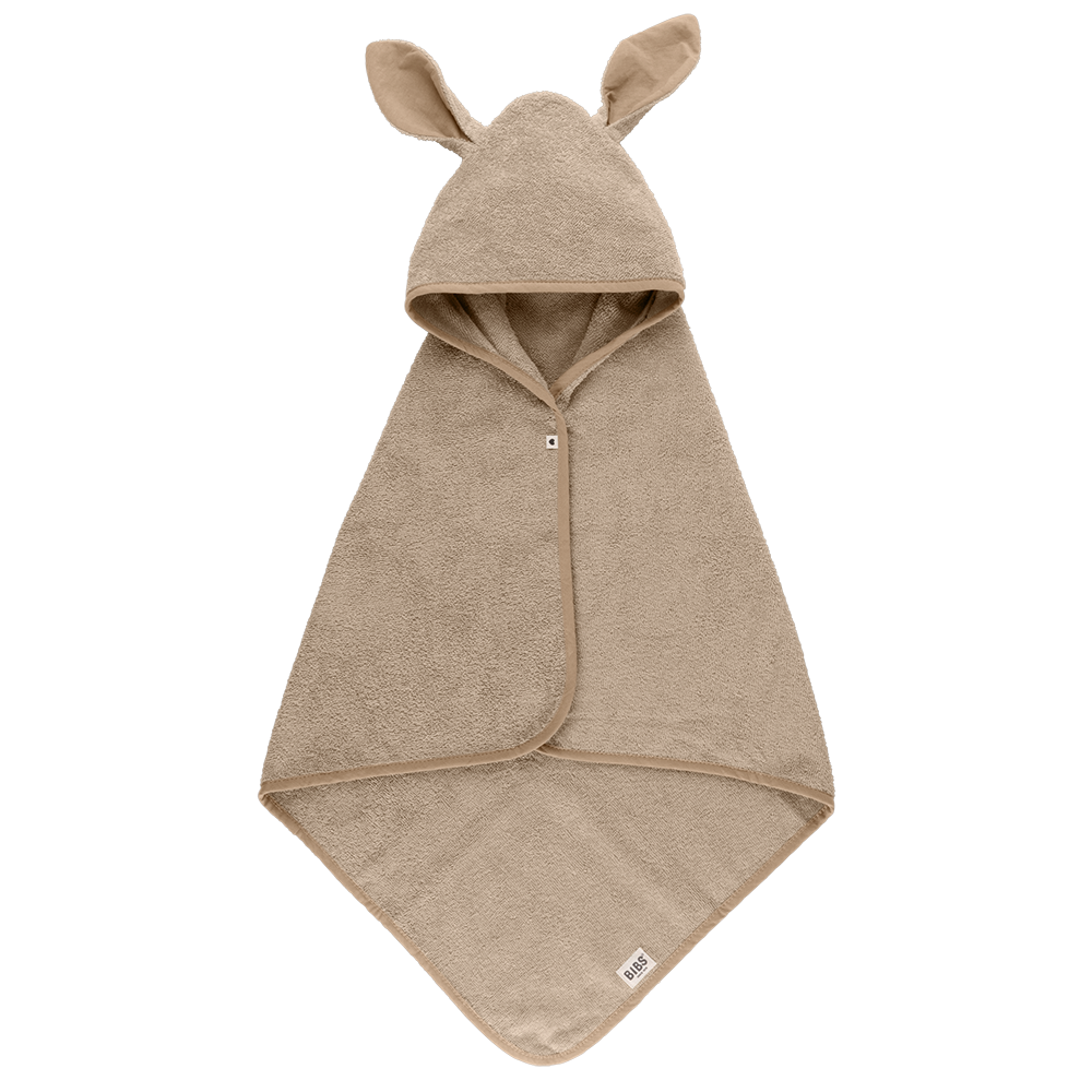 Kangaroo Asciugamano con cappuccio - Vanilla