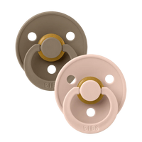Colour 2 PACK - Dark Oak/Blush - BIBS