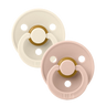 Colour 2 PACK - Ivory/Blush - BIBS