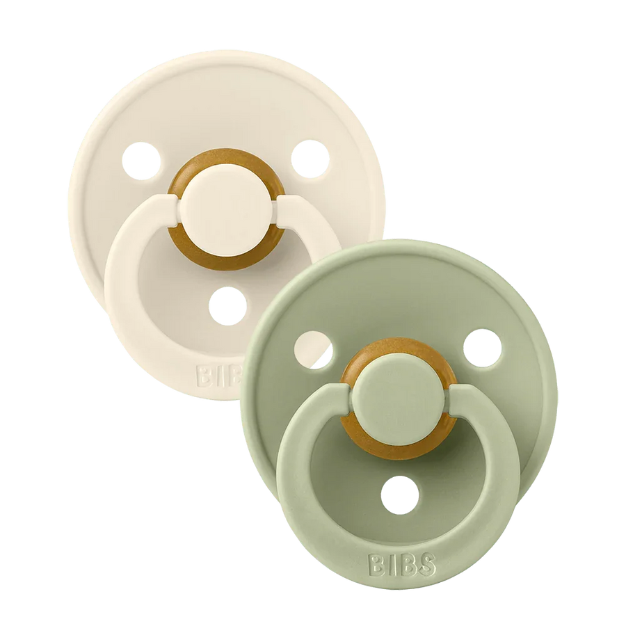 Colour Schnuller 2er-Pack - Ivory/Sage