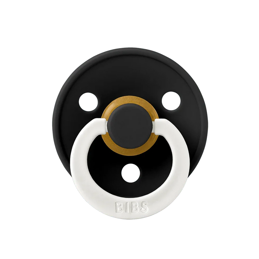 Colour GLOW Schnuller - Black