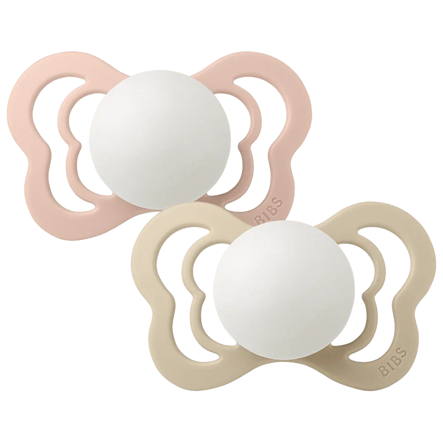 Couture GLOW Schnuller 2er-Pack - Blush/Vanilla