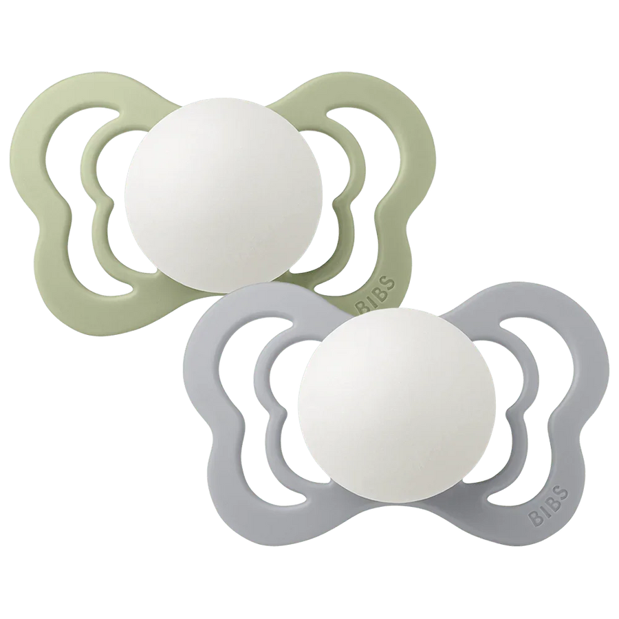 Couture GLOW Schnuller 2er-Pack - Sage/Cloud