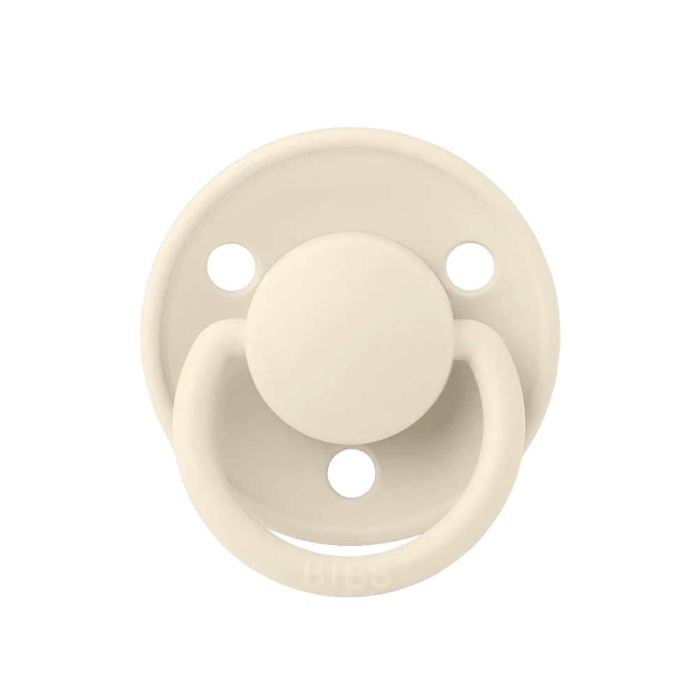 Ciuccio Danese Rebael In Gomma Naturale – Misura 1 (0-6 Mesi) – Tettarella A Ciliegia, Disco Rotondo, 4 Fori Ventilazione – Privo Di BPA, PVC, Ftalati – Prodotto In Danimarca