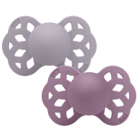 Infinity 2 PACK - Fossil Grey/Mauve - BIBS
