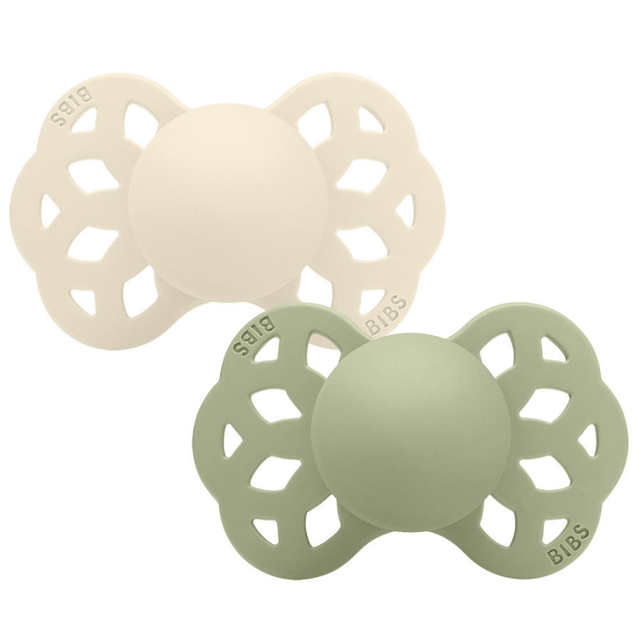 Infinity Πιπίλες 2 Τεμάχια - Ivory/Sage