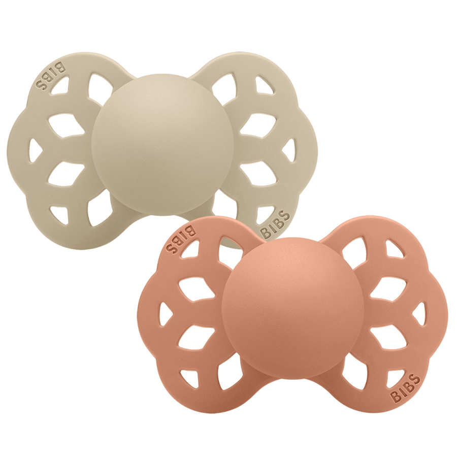 Infinity Πιπίλες 2 Τεμάχια - Vanilla/Peach