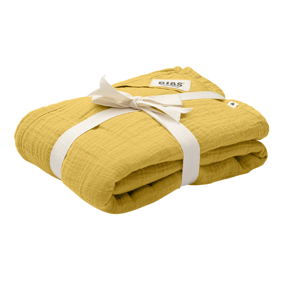 BIBs Muslin Swaddle Mustard