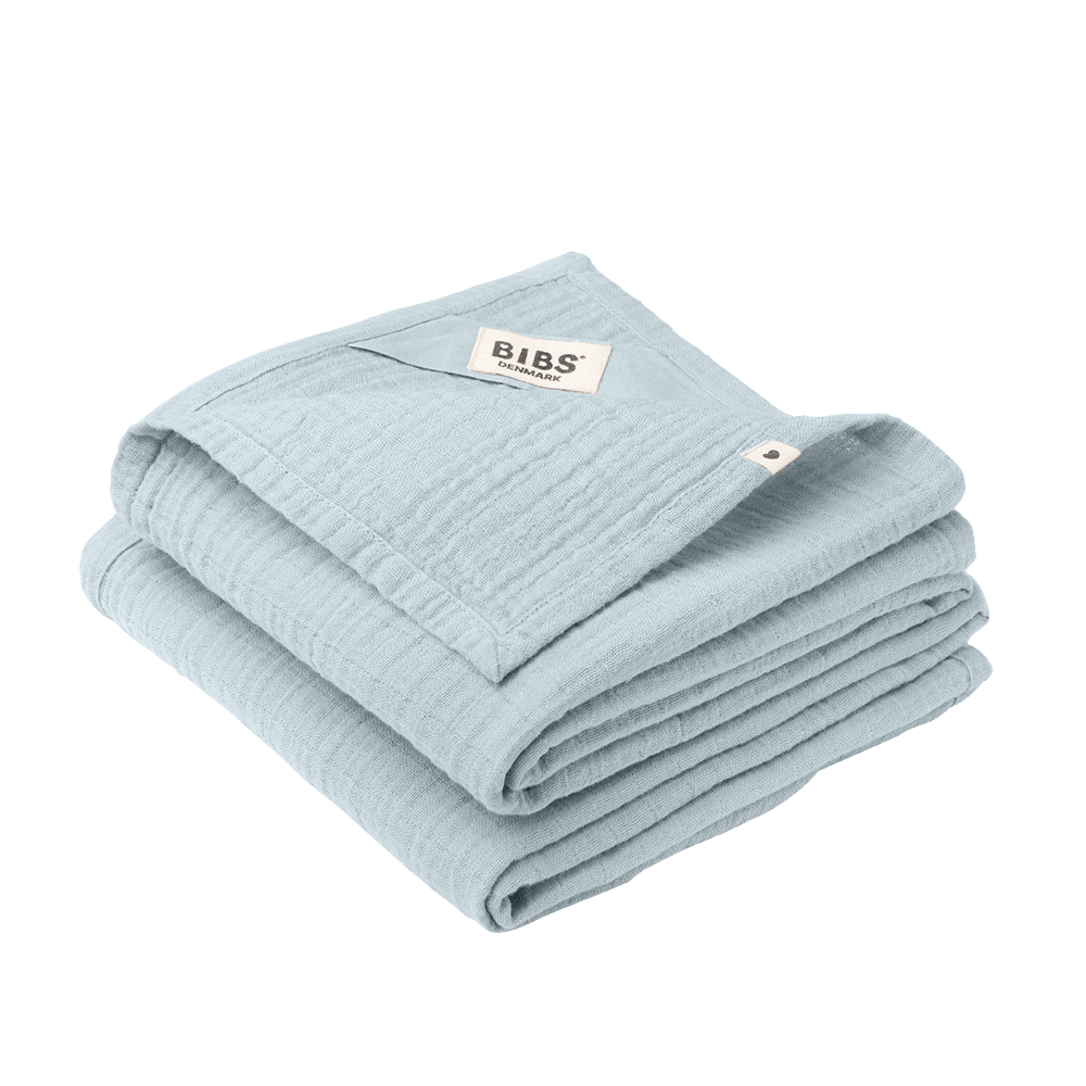 Linge en coton bébé - Baby Blue